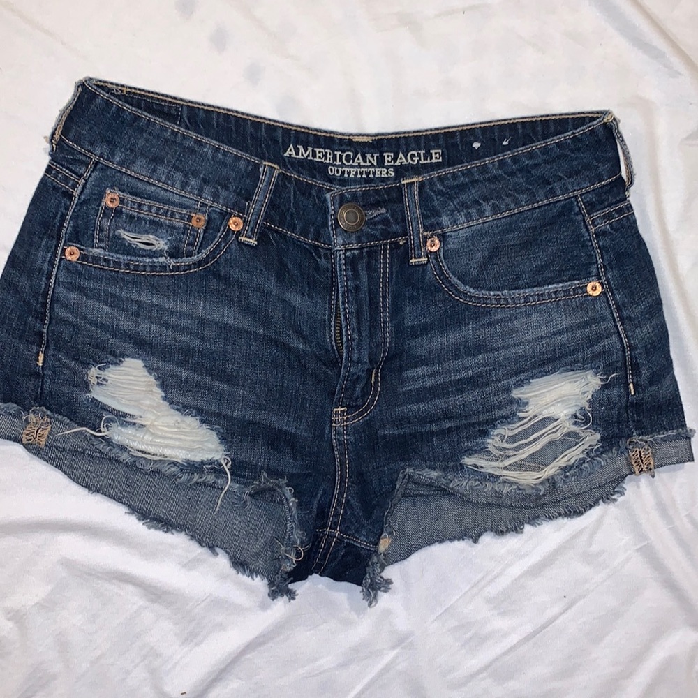 American Eagle Tomgirl Shorty Jean Shorts